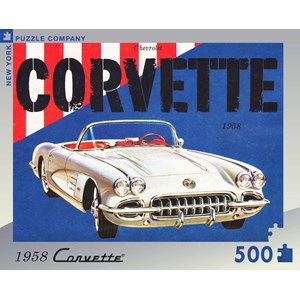 New York Puzzle Co (GM956) - "Corvette Convertible, General Motors" - 500 pièces