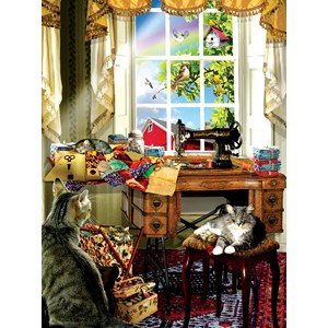 SunsOut (34983) - Lori Schory: "The Sewing Room" - 1000 pièces