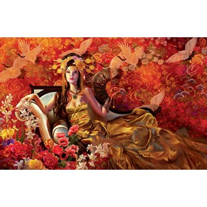 SunsOut (67636) - Nene Thomas: "Orchids" - 1000 pièces