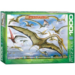 Eurographics (6000-0680) - "Pterosaurs" - 1000 pièces