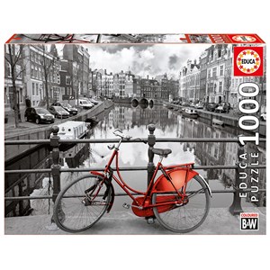 Educa (14846) - "Le Canal, Amsterdam, Hollande" - 1000 pièces