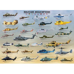 Eurographics (6000-0088) - "Hélicoptères militaires" - 1000 pièces
