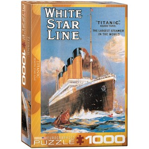 Eurographics (6000-1333) - "White Star Line Titanic" - 1000 pièces