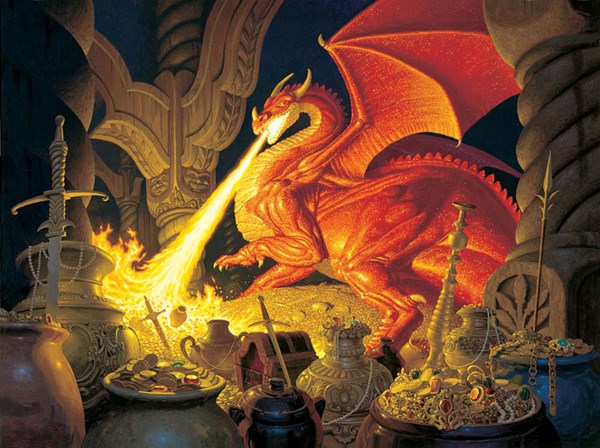 SunsOut (75570) - Greg Hildebrandt: "Smaug Dragon" - 1000 pièces