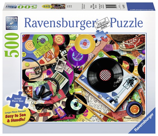Ravensburger (14917) - Aimee Stewart: "Viva le Vinyl" - 500 pièces