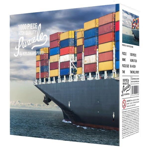 Kylskåpspoesi (00488) - "Alone at Sea" - 1000 pièces