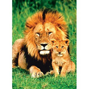 Eurographics (6000-1148) - "Le lion et son petit" - 1000 pièces