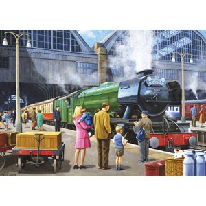Falcon (11160) - Kevin Walsh: "Flying Scotsman at King's Cross" - 1000 pièces