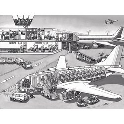 Ravensburger (06669) - "At the Airport" - 41 pièces