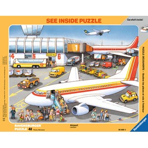 Ravensburger (06669) - "At the Airport" - 41 pièces