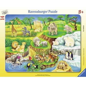 Ravensburger (06052) - "Visite au zoo" - 14 pièces