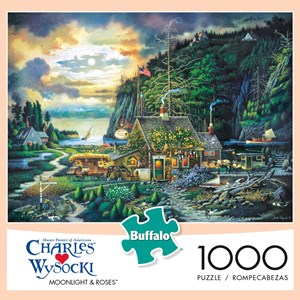 Buffalo Games (11438) - Charles Wysocki: "Moonlight & Roses" - 1000 pièces