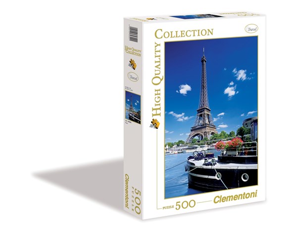 Clementoni (30302) - "Eiffel Tower Boat View" - 500 pièces