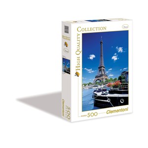 Clementoni (30302) - "Eiffel Tower Boat View" - 500 pièces
