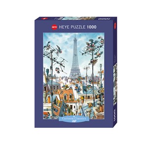 Heye (29358) - Jean-Jacques Loup: "La Tour Eiffel" - 1000 pièces