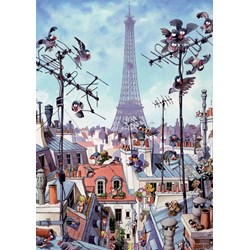 Heye (29358) - Jean-Jacques Loup: "La Tour Eiffel" - 1000 pièces