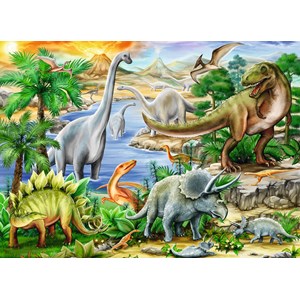 Ravensburger (09621) - "Prehistoric Life" - 60 pièces