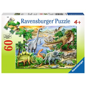Ravensburger (09621) - "Prehistoric Life" - 60 pièces