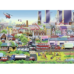 Ravensburger (09630) - "Busy Neighborhood" - 60 pièces