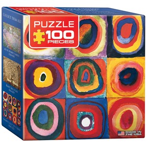 Eurographics (8104-1323) - Vassily Kandinsky: "Color Study of Squares" - 100 pièces