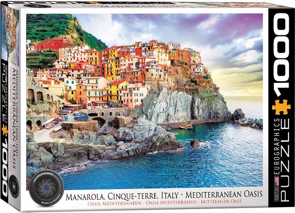 Eurographics (6000-0786) - "Cinque Terre, Manarola Italy, Mediterranean Oasis" - 1000 pièces