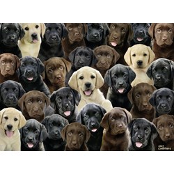 Ravensburger (10971) - Greg Cuddiford: "Labradors" - 100 pièces