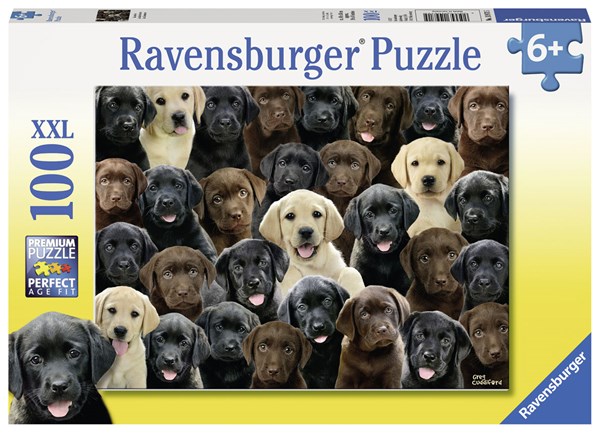 Ravensburger (10971) - Greg Cuddiford: "Labradors" - 100 pièces