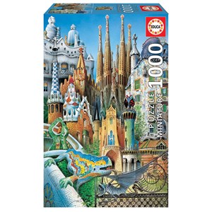 Educa (11874) - "Collage Gaudi" - 1000 pièces