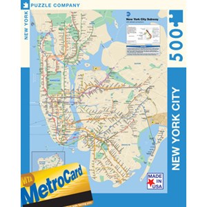 New York Puzzle Co (SW101) - "NYC Subway" - 500 pièces