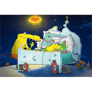 Schmidt Spiele (56228) - "Molly Monster gets a sibling" - 60 pièces