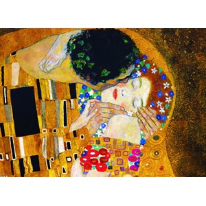 Eurographics (6000-0142) - Gustav Klimt: "Le baiser (détail)" - 1000 pièces