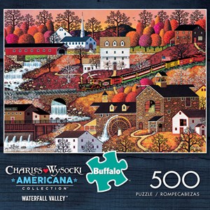 Buffalo Games (3714) - Charles Wysocki: "Waterfall Valley" - 500 pièces