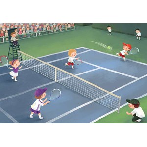 Eurographics (6060-0496) - "Tennis de Ligue Junior" - 60 pièces