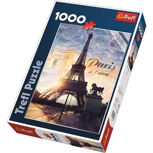 Trefl (103946) - "Paris, Je t'aime" - 1000 pièces