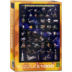Eurographics (6000-2001) - "Sondes Spatiales NASA" - 1000 pièces