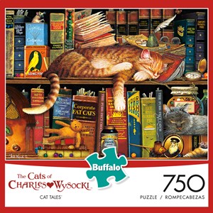 Buffalo Games (17079) - Charles Wysocki: "Cat Tales" - 750 pièces