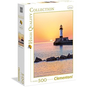 Clementoni (35003) - "Sunset to the Lighthouse" - 500 pièces