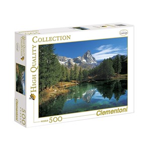Clementoni (30360) - "The Blue Lake - Matterhorn" - 500 pièces