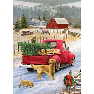 Cobble Hill (51833) - "Christmas on the Farm" - 1000 pièces
