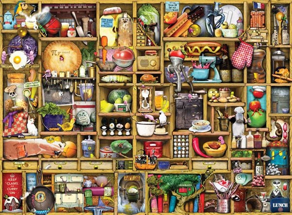 Ravensburger (19298) - Colin Thompson: "Armoire De La Cuisine" - 1000 pièces