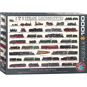 Eurographics (6000-0090) - "Locomotives à vapeur" - 1000 pièces