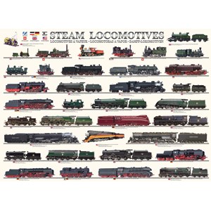 Eurographics (6000-0090) - "Locomotives à vapeur" - 1000 pièces