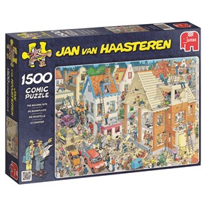 Jumbo (17461) - Jan van Haasteren: "Chantier de Construction" - 1500 pièces