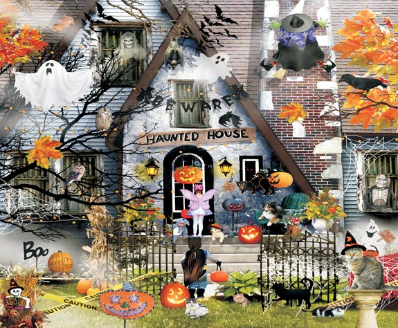 SunsOut (34965) - Lori Schory: "Haunted House" - 1000 pièces