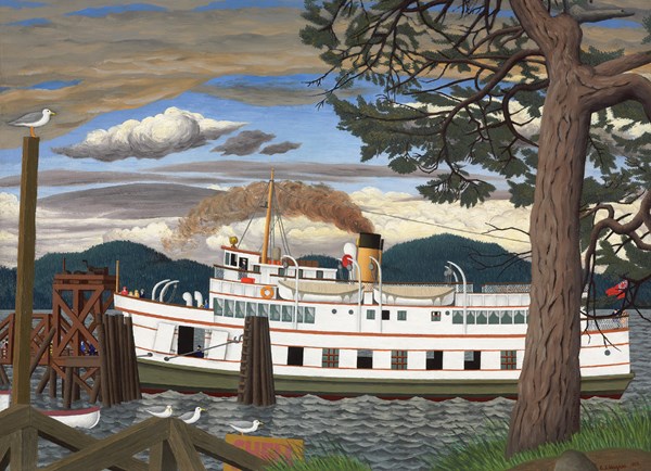 Cobble Hill (51016) - EJ Hughes: "The Car Ferry at Sidney BC" - 1000 pièces