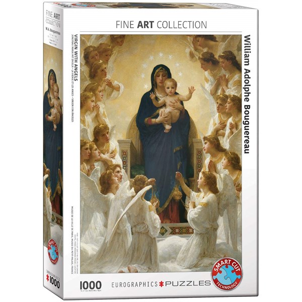 Eurographics (6000-7064) - William-Adolphe Bouguereau: "Vierge avec Anges" - 1000 pièces