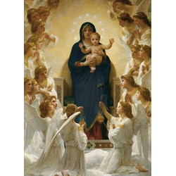 Eurographics (6000-7064) - William-Adolphe Bouguereau: "Vierge avec Anges" - 1000 pièces