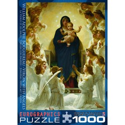 Eurographics (6000-7064) - William-Adolphe Bouguereau: "Vierge avec Anges" - 1000 pièces