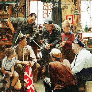 MasterPieces (71366) - Norman Rockwell: "Retour à la maison du Marin's" - 1000 pièces