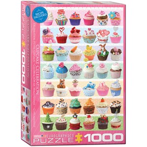 Eurographics (6000-0586) - "Cupcake Celebration" - 1000 pièces
